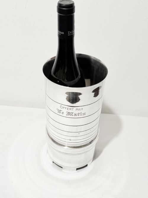 ANTIQUE SILVER PLATED WINE OR CHAMPAGNE HOLDER BY CHRISTOFLE C1900 - ADDITIONAL PHOTO 5