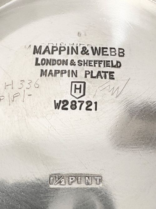 KEITH MURRAY DESIGNED FOR MAPPIN WEBB SILVER PLATED COCKTAIL SHAKER C1930 - ADDITIONAL PHOTO 6