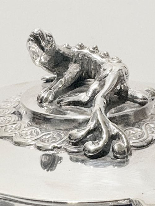 UNUSUAL SILVER PLATED TEAPOT DRAGON C1880 BY MARTIN HALL CO - ADDITIONAL PHOTO 2