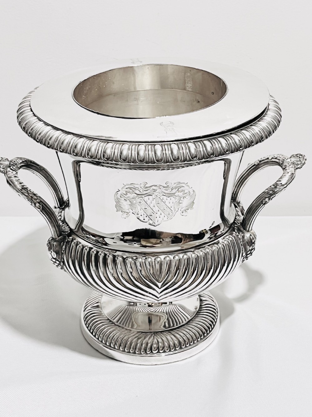 Old Sheffield plate wine cooler c1830