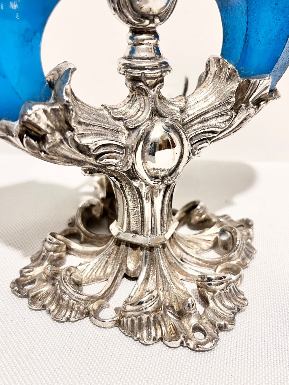 Fabulous silver plated double inkstand by Elkington & Company c1870 View II