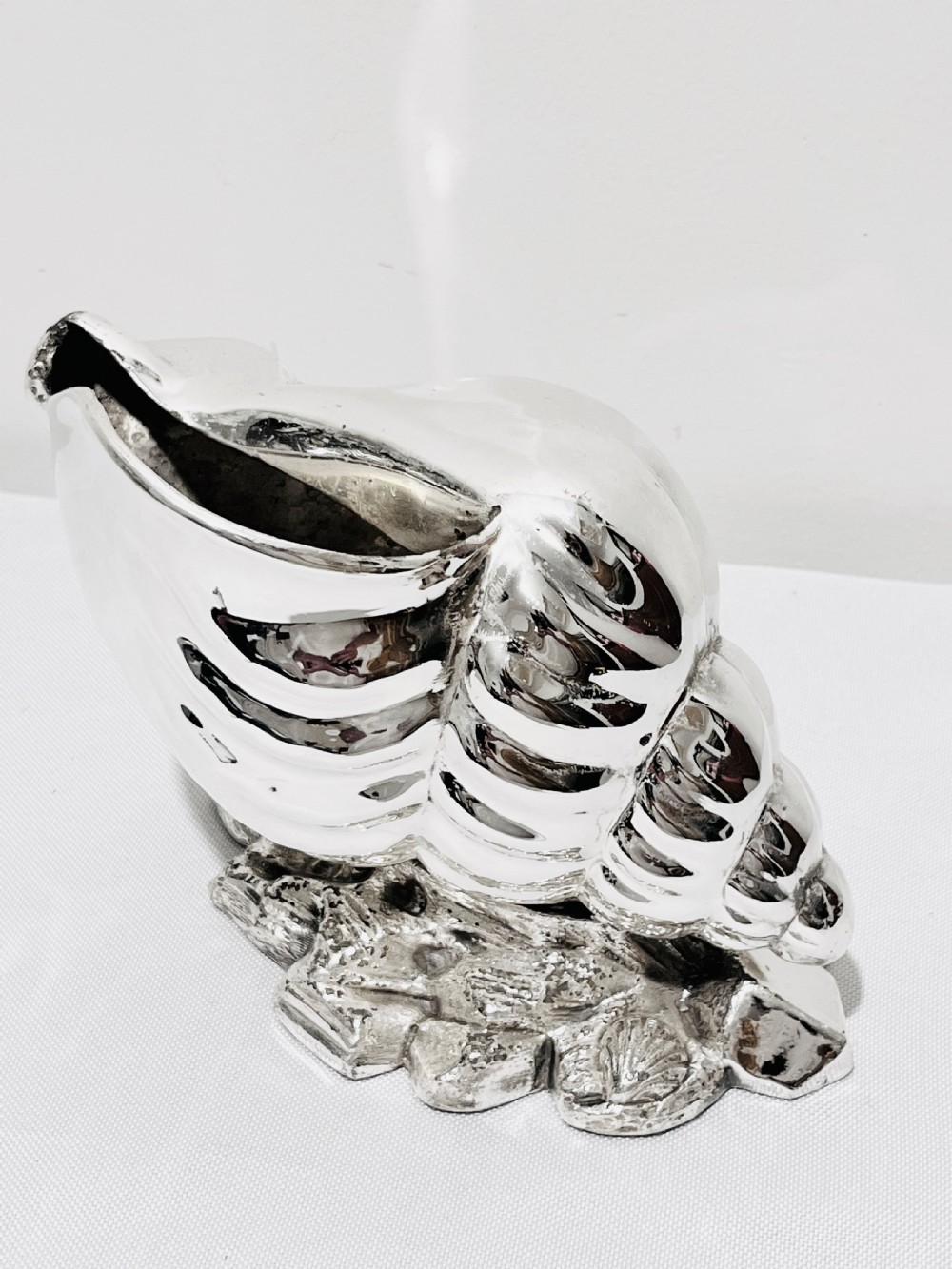 Conch spoon warmer by Benetfink & Co c1880