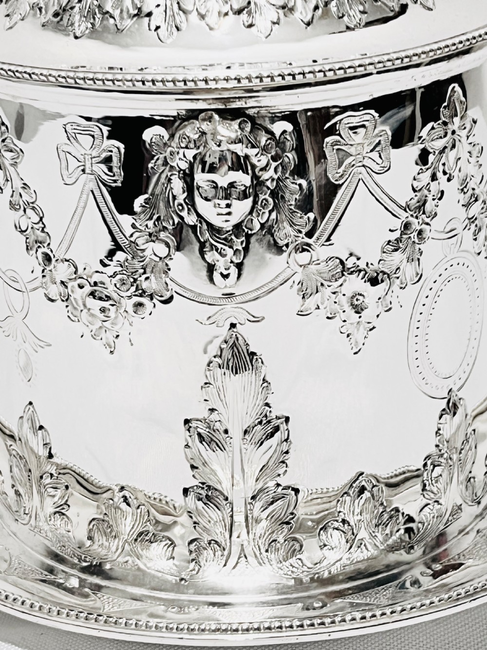 Handsome silver plated biscuit box by Martin Hall & Co c1880 View IV