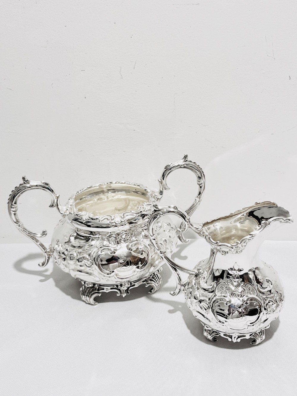 Victorian silver plated  4 piece tea and coffee set c1880 View III