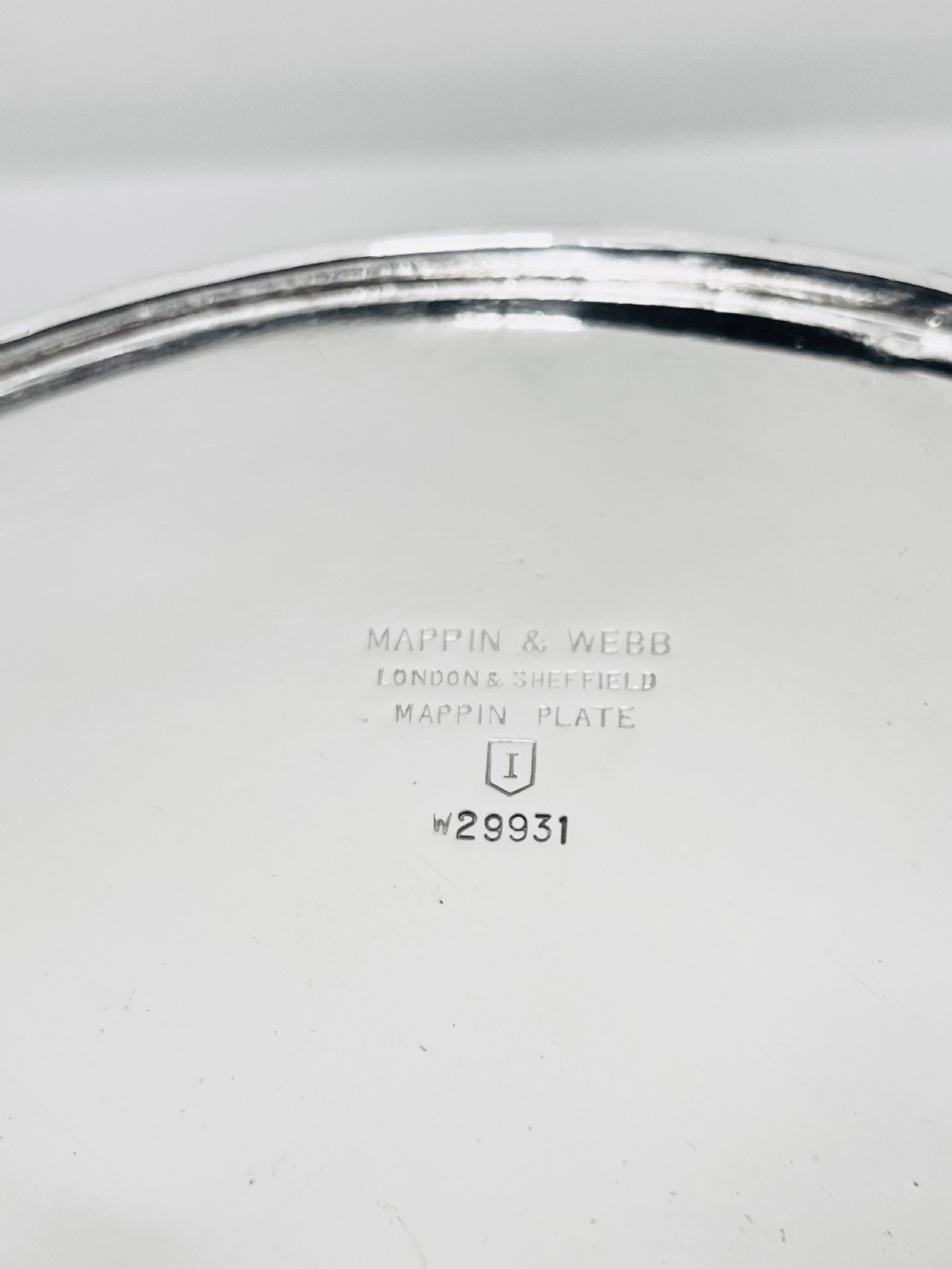 Antique silver plated champagne bucket or wine cooler by Mappin & Webb c1910 View VII