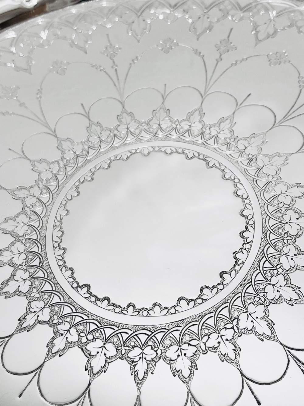 Antique silver plated salver c1880 by Whytock & Sons Dundee Scotland  View III