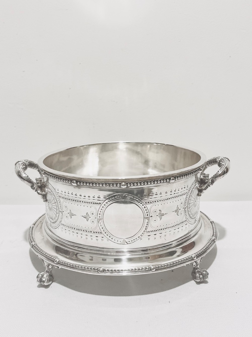 Antique silver plated soufflé dish c1880 by MacKay Cunningham & Co of Edinburgh 