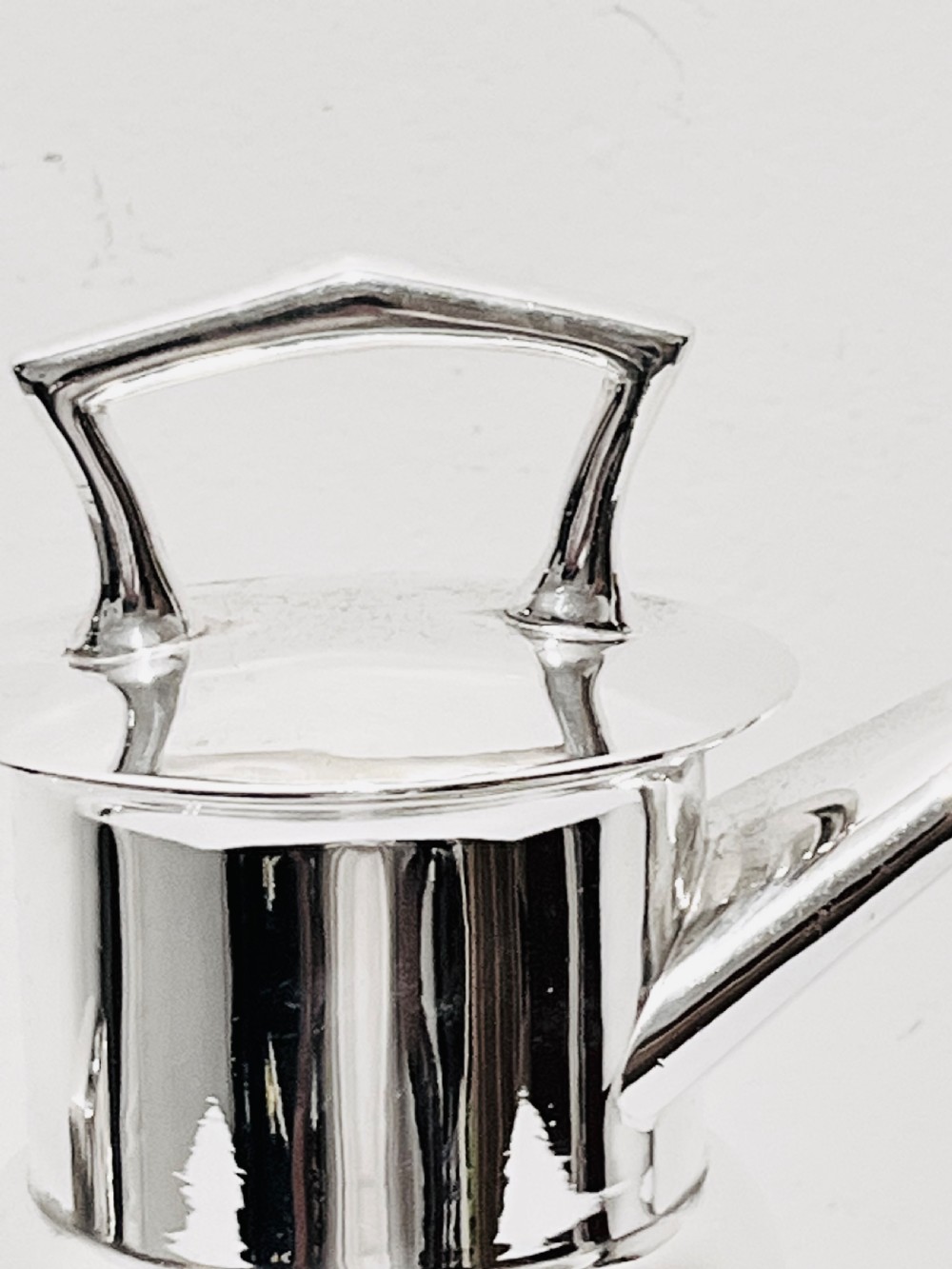 Novelty silver plated cocktail shaker by Asprey & Co c1930 View II