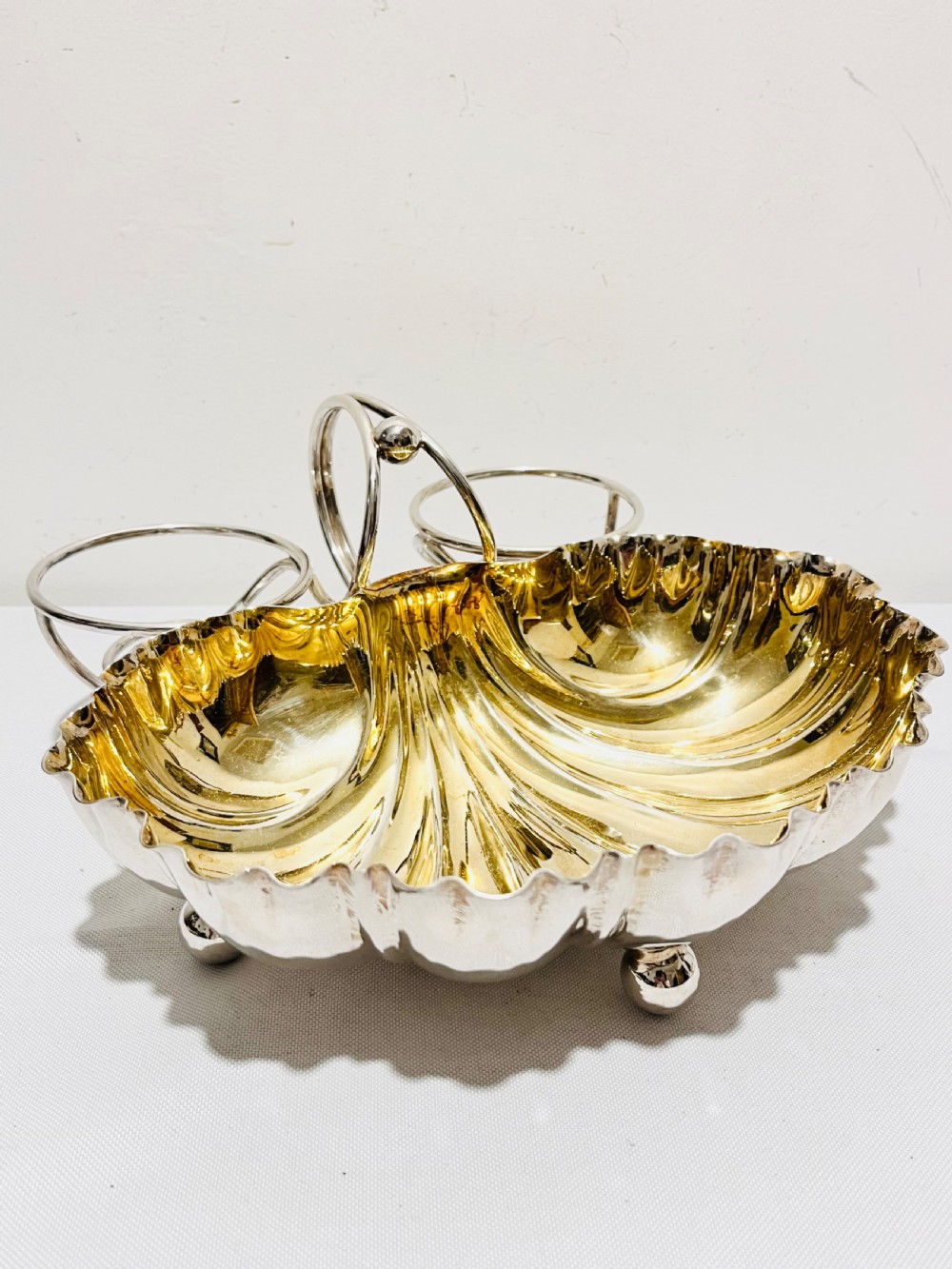 Antique Silver Plated Strawberry Set by Benetfink & Co c1880 View IV