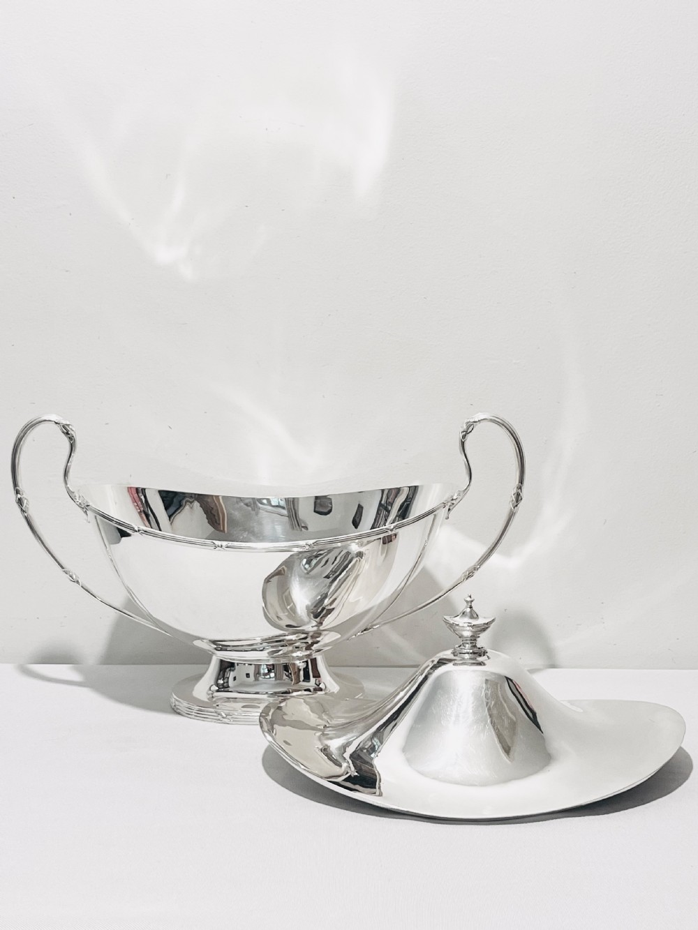 Antique silver plated soup tureen by Mappin & Webb c1880 View IV