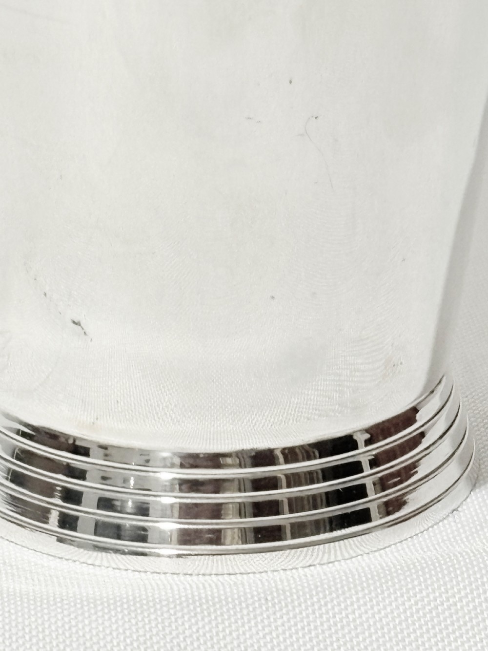 Keith Murray designed for Mappin & Webb silver plated cocktail shaker c1930 View II