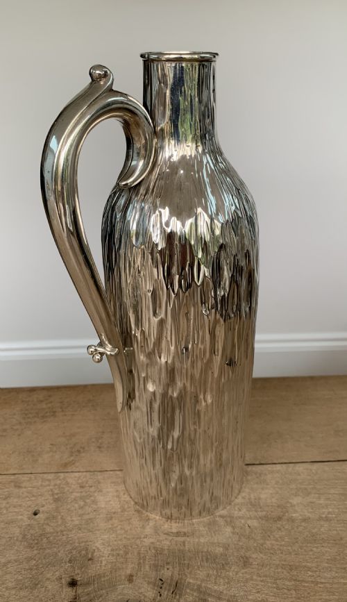 A 19THC ENGLISH SILVERPLATED WINE BOTTLE HOLDER OR SLEEVE BY RUPERT FAVELL CO - ADDITIONAL PHOTO 2