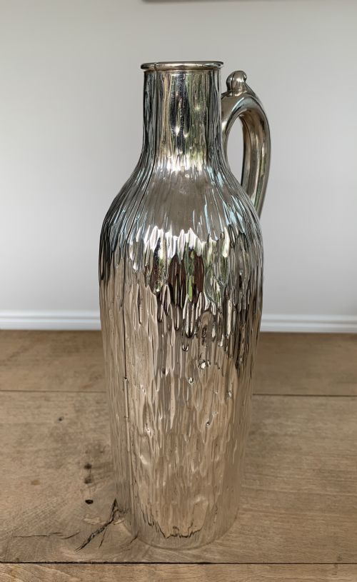 A 19THC ENGLISH SILVERPLATED WINE BOTTLE HOLDER OR SLEEVE BY RUPERT FAVELL CO - ADDITIONAL PHOTO 4