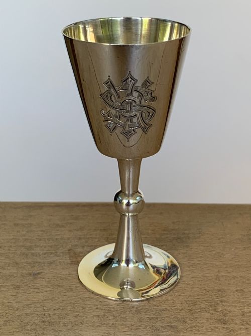 Victorian Silver Communion Cup by George Maudsley Jackson London 1896