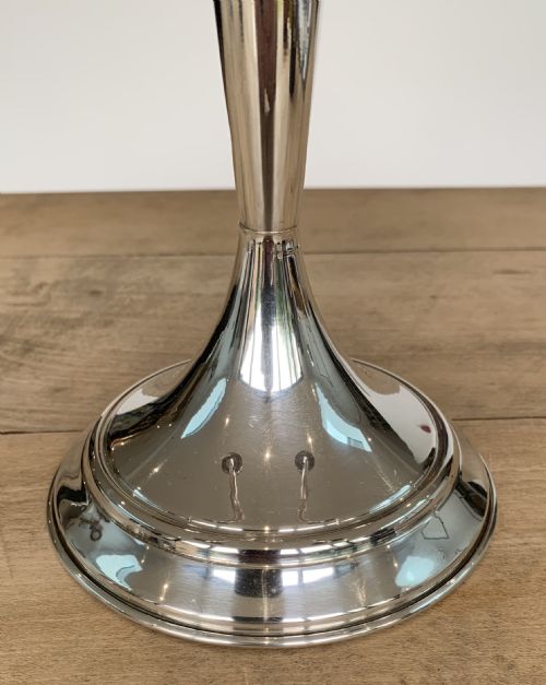 ITALIAN FOUR BRANCH SILVER CANDELABRA - ADDITIONAL PHOTO 7