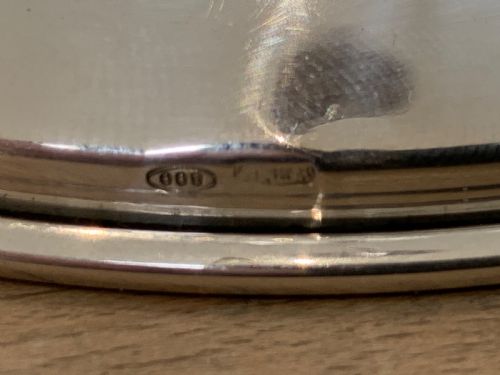ITALIAN FOUR BRANCH SILVER CANDELABRA - ADDITIONAL PHOTO 10
