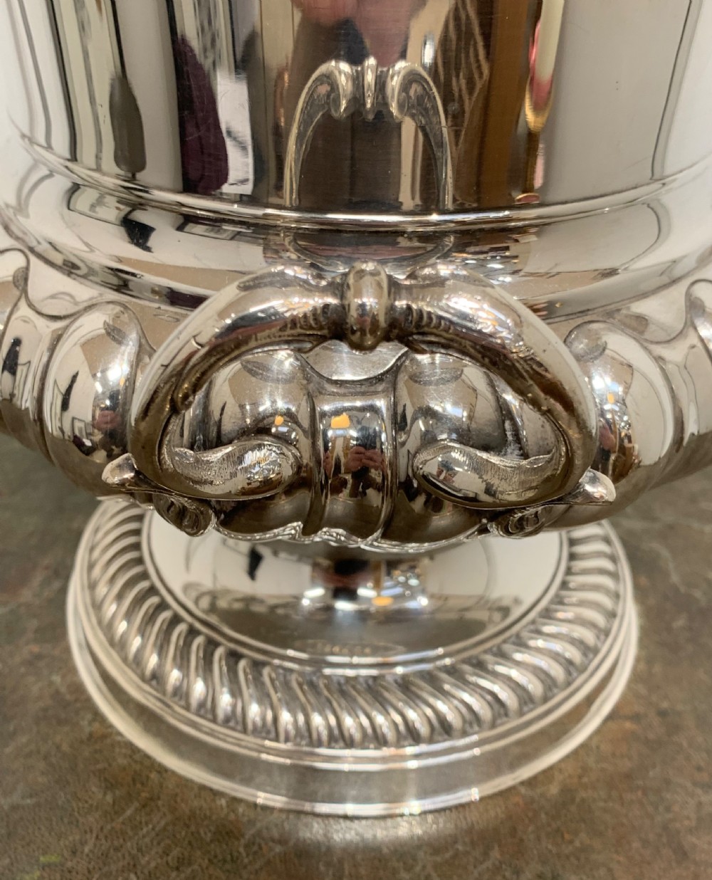 Exceptionally Fine 19thc Silver Plated Campagna Wine Cooler / Bucket by Barker Ellis View VI