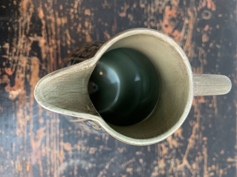 Very Fine Art Nouveau K.A.W. Waechtersbacher Coffee or Chocolate Pot Designed by Christian Neureuther, Circa 1910 View VIII