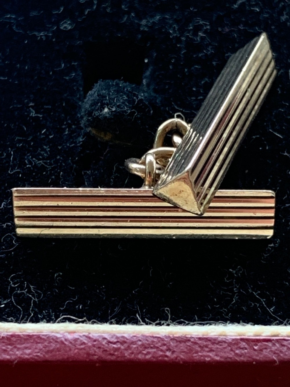 9ct Yellow Gold Art Deco Cufflinks View VII
