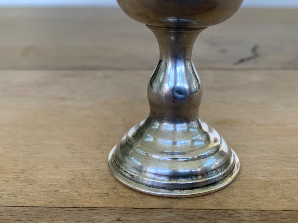 Charming Antique Russian Silver Kiddush Cup, 84 Zolotniks, 1892-1908 Period View V