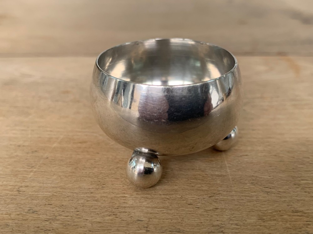 Charming Little Russian Silver Salt, 84 Zolotnik Standard, 1908-1926 Period View III