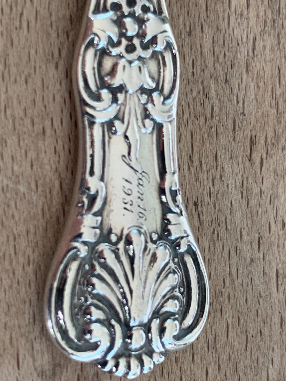 Very Fine Antique Tiffany & Co New York Sterling Silver Butter Knife PAT 1885M View III