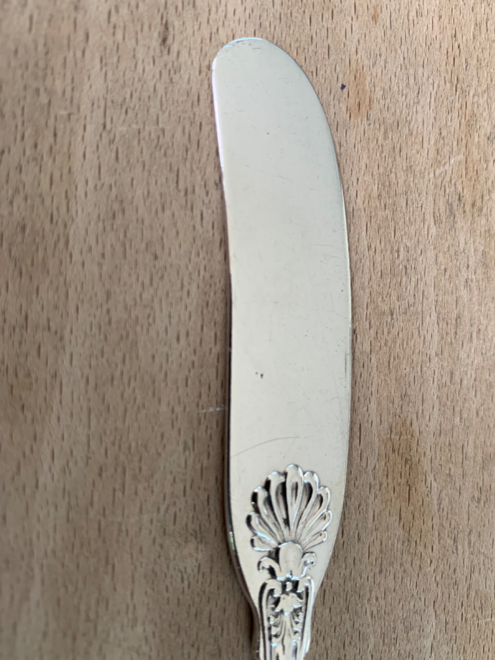 Very Fine Antique Tiffany & Co New York Sterling Silver Butter Knife PAT 1885M View IV