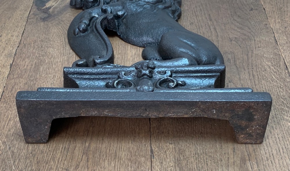 19th Century Cast Iron Lion Rampant Doorstop or Door Porter View VII