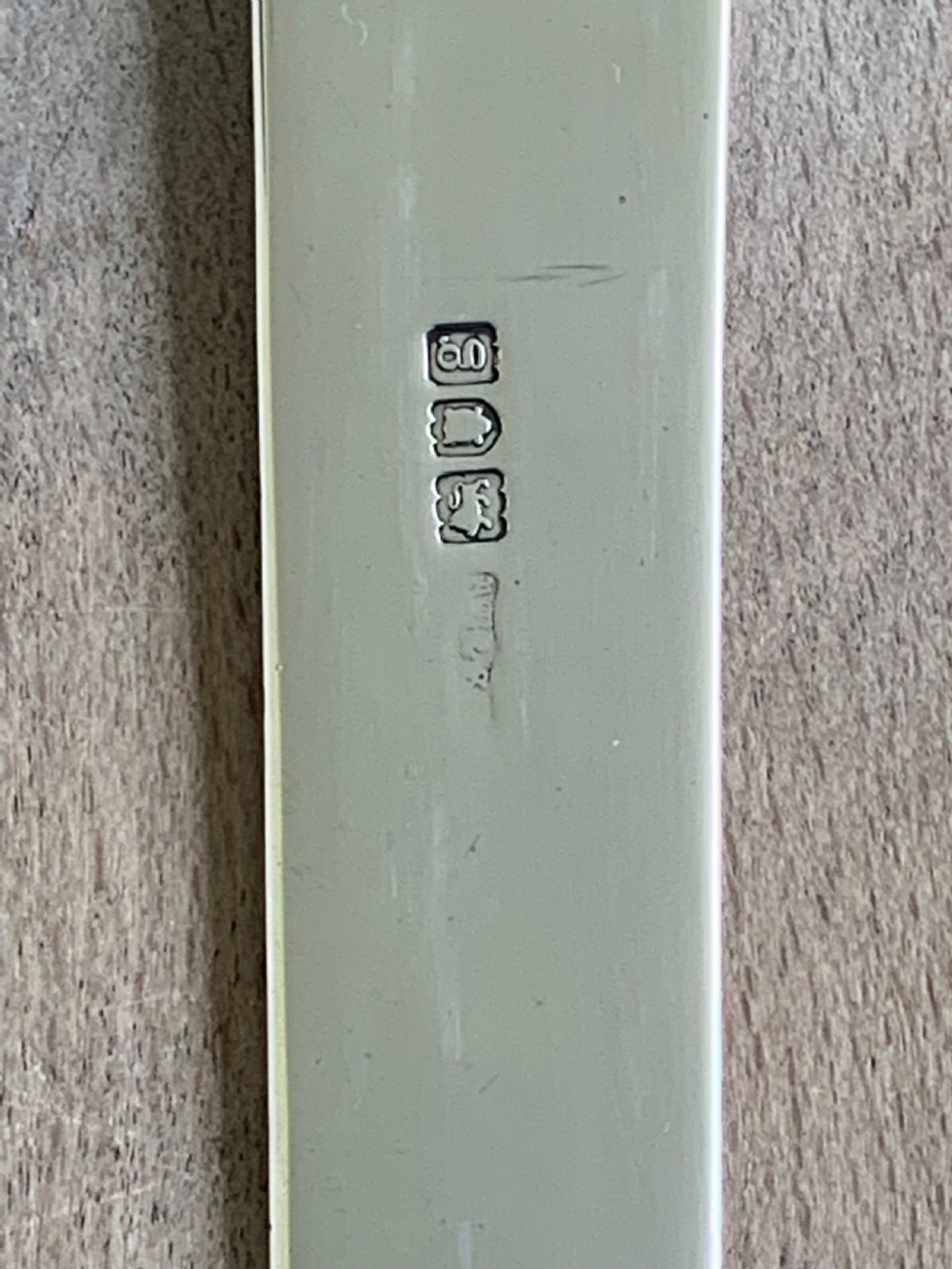 Exceptionally Rare and Unusual Silver and Enamel Hunting or Shooting Interest Letter Opener or Knife by A. Barrett, Piccadilly, London, 1902 View V