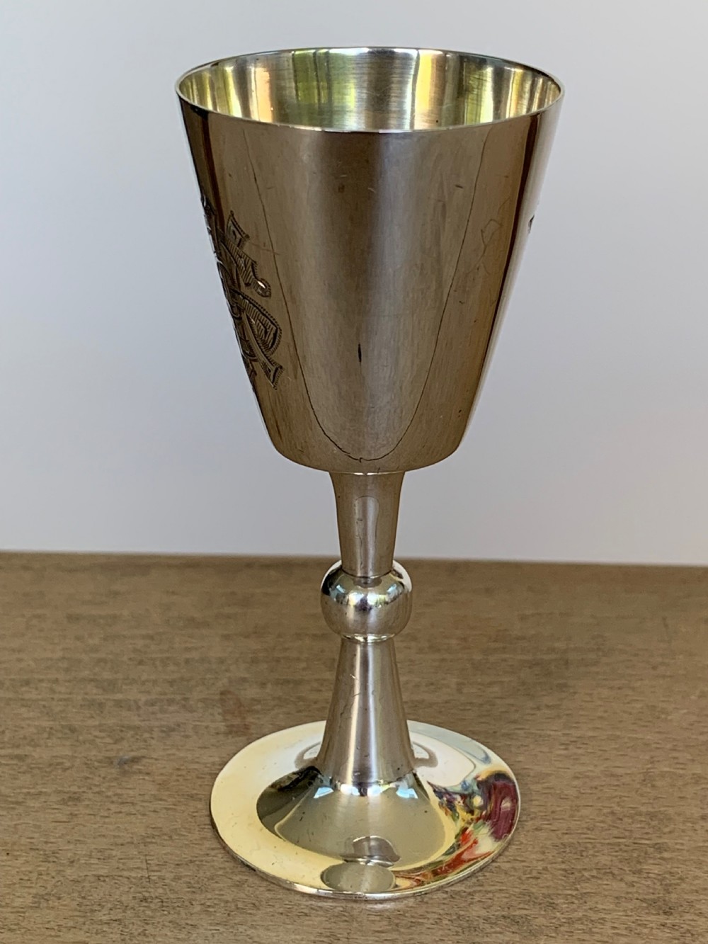 Victorian Silver Communion Cup by George Maudsley Jackson London 1896 View II