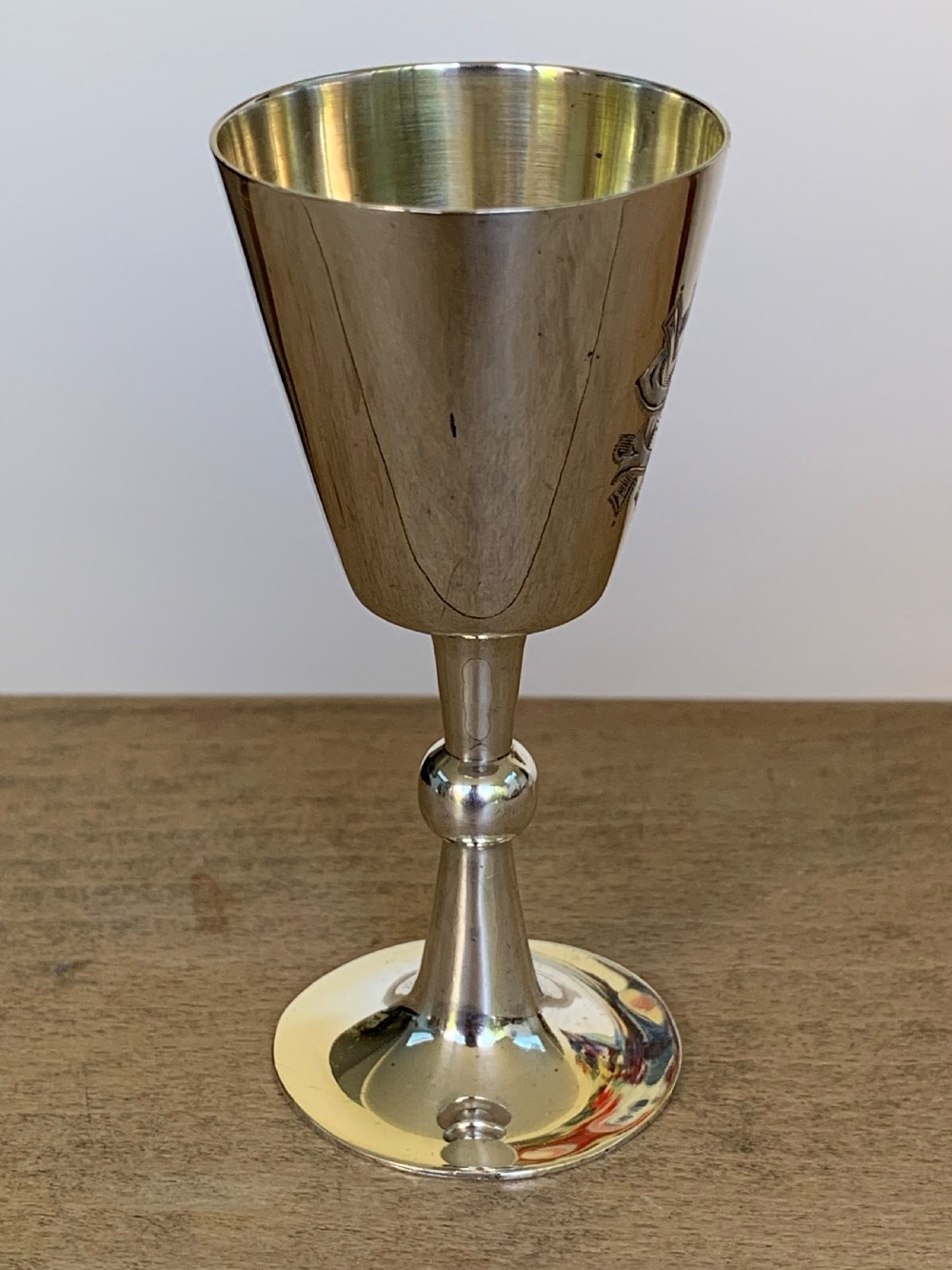 Victorian Silver Communion Cup by George Maudsley Jackson London 1896 View III