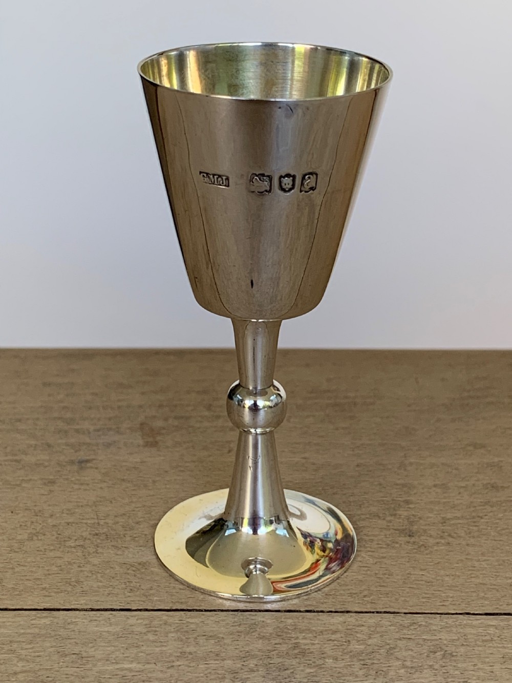 Victorian Silver Communion Cup by George Maudsley Jackson London 1896 View IV