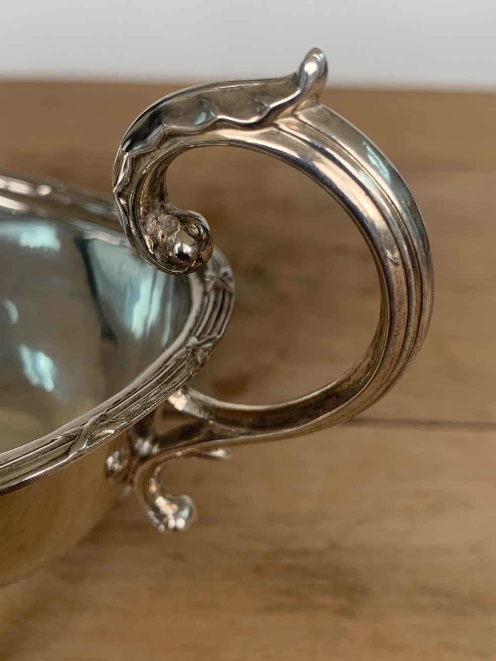 Quality Silver Gravy Boat by Hutton & Sons, London, 1934 View VI
