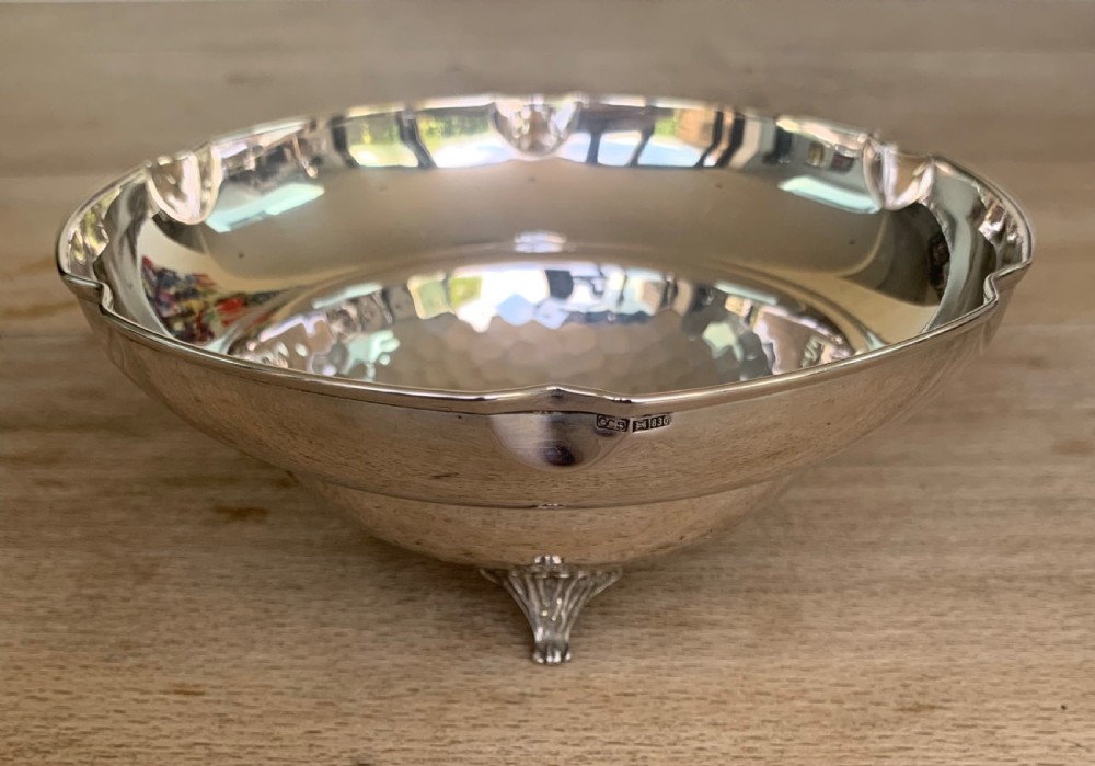 Vintage Cypriot Silver Bon Bon Dish or Bowl