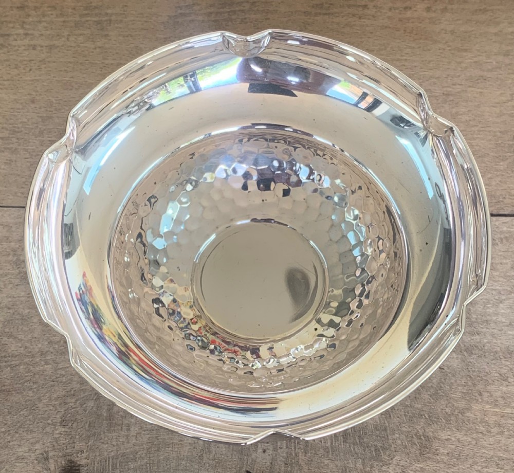Vintage Cypriot Silver Bon Bon Dish or Bowl View IV