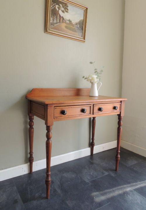 Beautiful Victorian Solid Pine Hall Table
