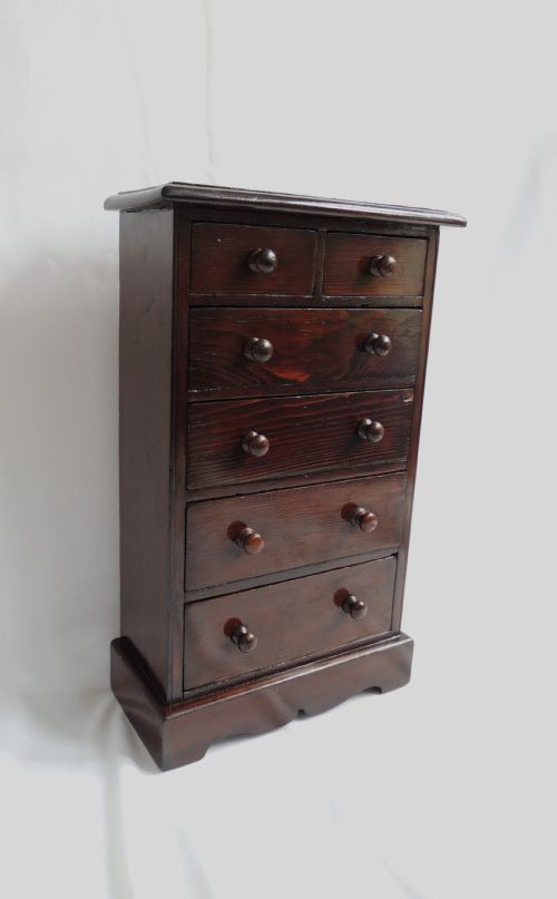 Fabulous Victorian Miniature Apprentice Pine Drawers