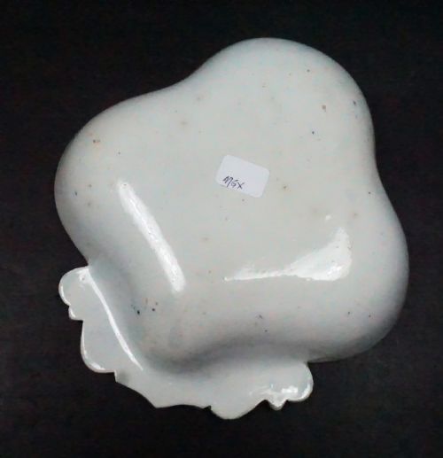 AN ANTIQUE PEARL WARE BLUE PRINTED SPOON TRAY ENGLISH C1780 - ADDITIONAL PHOTO 1