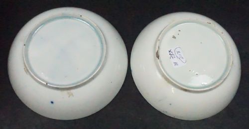 A PAIR OF CREAMWARE 'BUFFALO PATTERN' PICKLE DISHES ENGLISH 17801790 - ADDITIONAL PHOTO 1