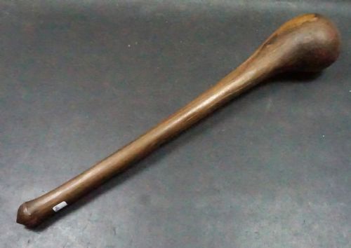 A HARD WOOD FIGHTING OR THROWING KNOBKERRIE SOUTHERN AFRICA C1900 - ADDITIONAL PHOTO 1