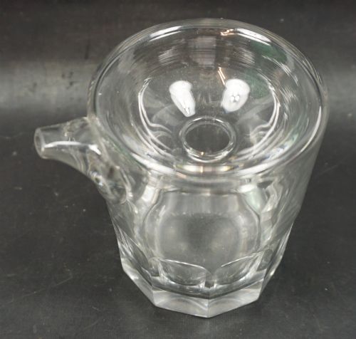 A RARE CRYSTAL GLASS FEEDING CUP ENGLISH C1830 - ADDITIONAL PHOTO 1