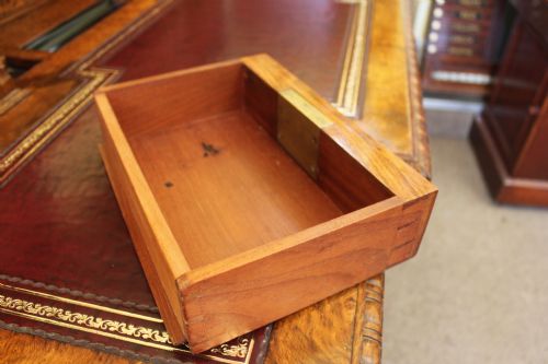 A SUPERB 19TH CENTURY VICTORIAN POLLARD OAK DESK PEDESTAL BY JAMES SHOOLBRED TOTTENHAM COURT ROAD LONDON - ADDITIONAL PHOTO 4