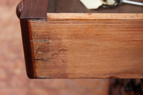 VICTORIAN MAHOGANY PARTNERS DESK ATTRIBUTED TO T WILLSON OF LONDON - ADDITIONAL PHOTO 11