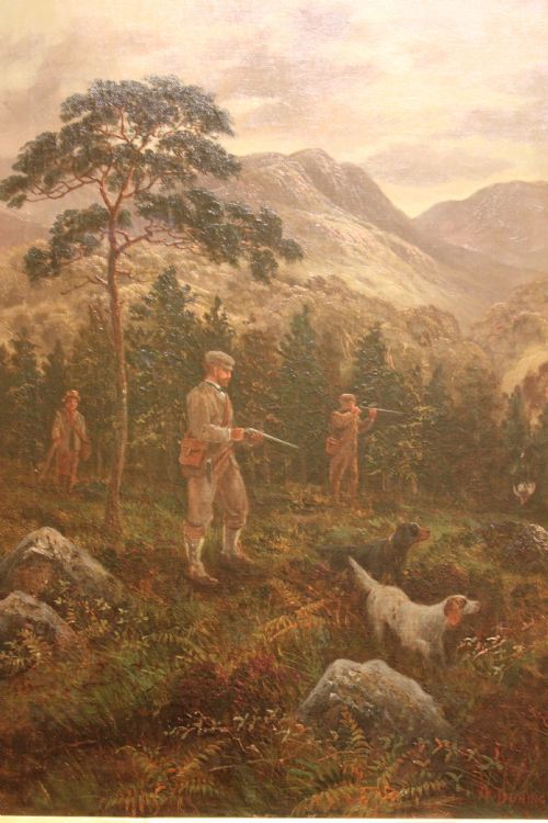 A FRAMED OIL ON CANVAS BY ALBERT DUNINGTON - ADDITIONAL PHOTO 1