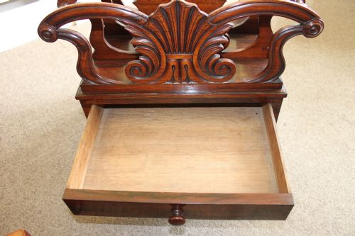 A WIILIAM IV PERIOD ROSEWOOD CANTERBURY - ADDITIONAL PHOTO 1