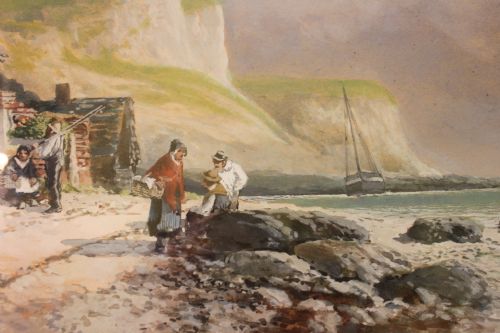 FRAMED VICTORIAN WATERCOLOUR BY HENRY VALTER - ADDITIONAL PHOTO 2