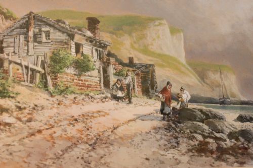 FRAMED VICTORIAN WATERCOLOUR BY HENRY VALTER - ADDITIONAL PHOTO 3