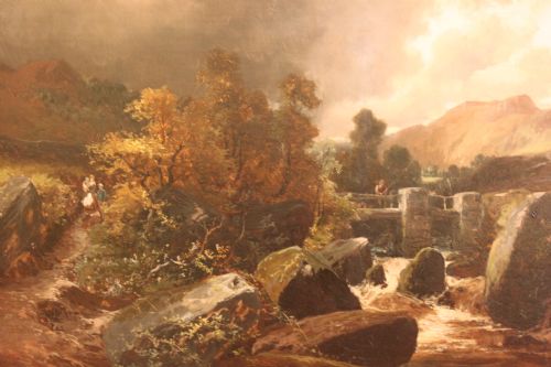 FRAMED OIL ON CANVAS BY CLARENCE ROE - ADDITIONAL PHOTO 1