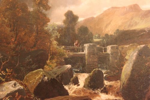 FRAMED OIL ON CANVAS BY CLARENCE ROE - ADDITIONAL PHOTO 3