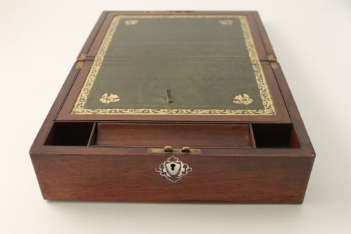 VICTORIAN WRITING SLOPE - ADDITIONAL PHOTO 4